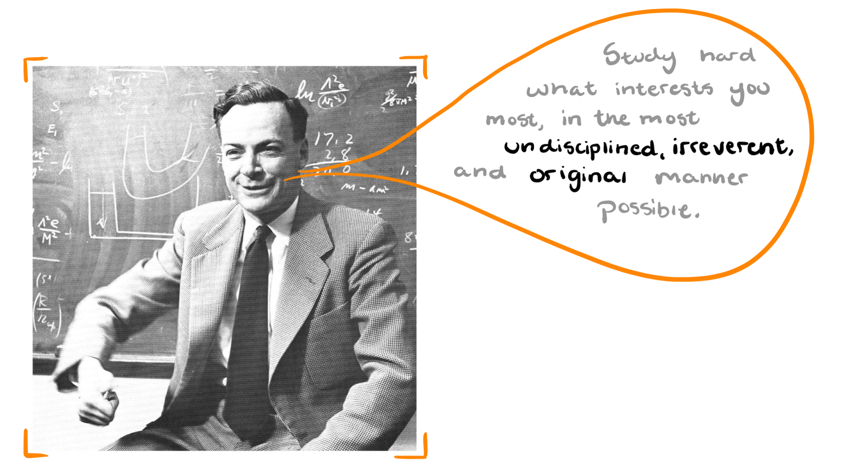 Physicist Richard Feynman.